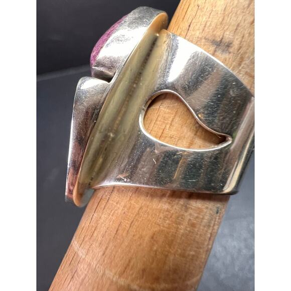 Jay King DRT stichtite sterling silver ring size 6 - Picture 5 of 16